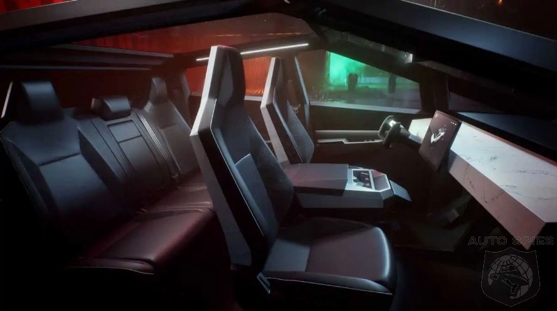 Patent Reveals Rear Folding Seat With Access To The Bed For CyberTruck